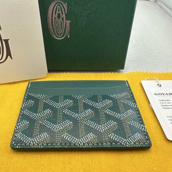 Goyard Saint Sulpice Green Card Holder Authentic New With Tags Paris July 2025 - Picture 4 of 10